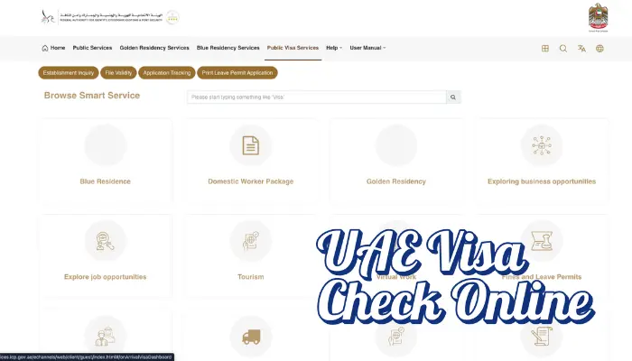 Work Permit Visa Check Online by Passport Number UAE Visa Check